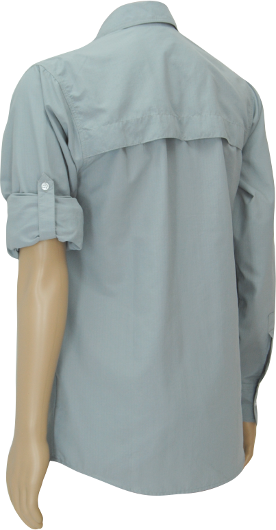 Men's Vented Utility Shirt: Long Sleeve