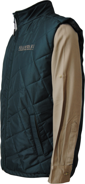 Men's Sleeveless Puffer Jacket: Diamond Stitching