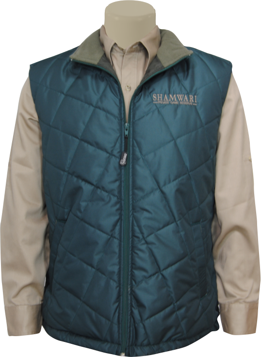Men's Sleeveless Puffer Jacket: Diamond Stitching