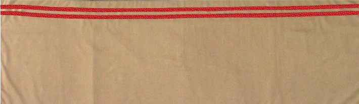 Unisex Doek: Double Shweshwe Stripe 43x140cm