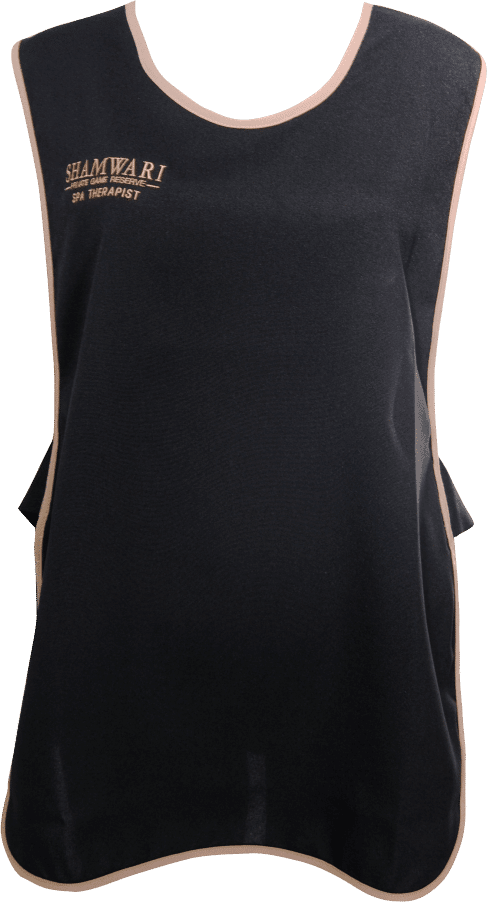 Unisex Spa Tabard: Side Button 70cm Length