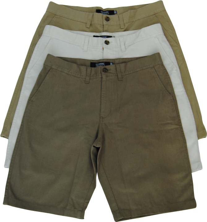 Men’s Bermuda Shorts: Flat Front 26cm