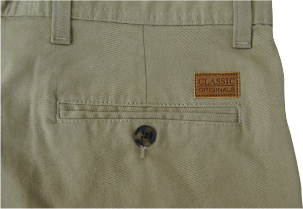 Men’s Cargo Chino Shorts: Flat Front 21cm