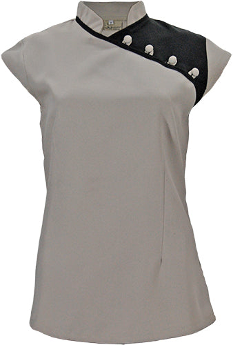 Ladies' Spa Top: Contrast Shoulder