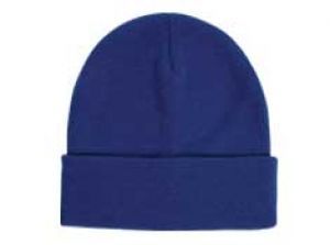 Kids' Beanie: Knitted Acrylic Fold-Up