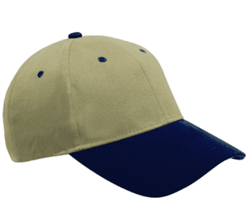 Unisex 6 Panel Cap: Heavy Brushed Cotton