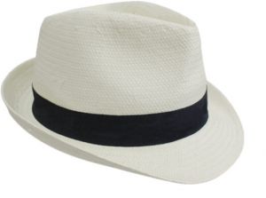 Unisex Panama Hat: Woven Straw Adjustable Band