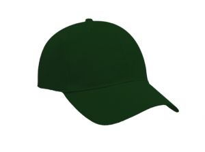 Basic 6 Panel Baseball Cap: Brushed Cotton
