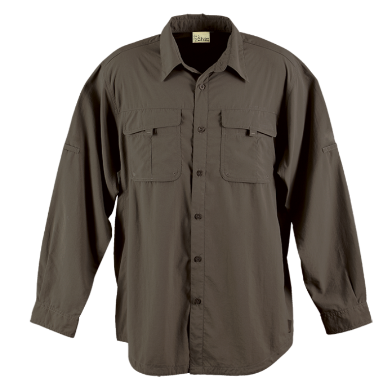Men's Shirt: Long Sleeve Shoulder Vent