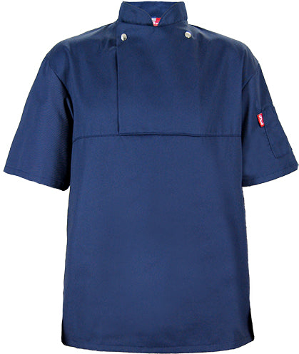 Unisex Chef Flap Shirt: Short Sleeve