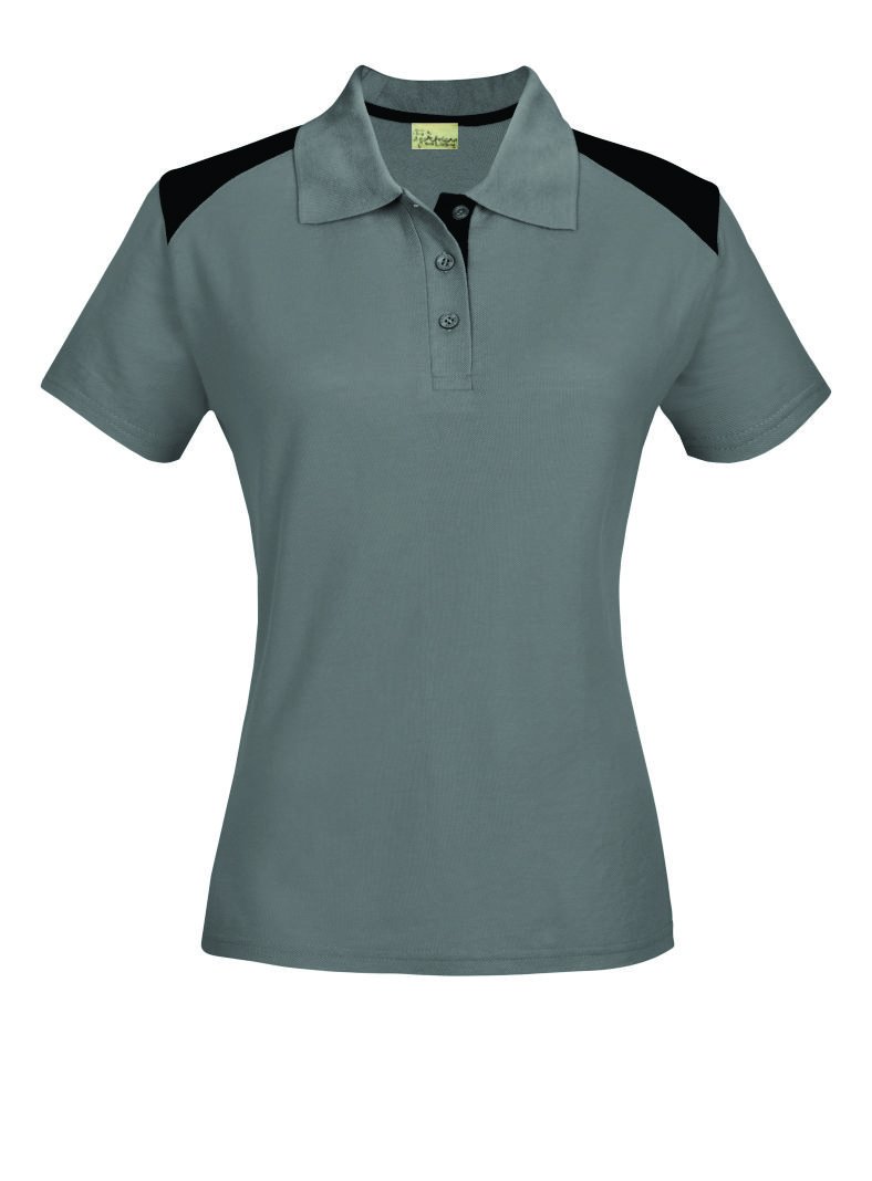 Ladies' Golfer: 175gsm Polyester Lecoste Contrast Panel