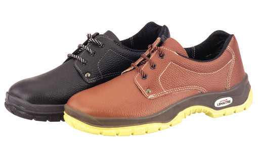 Unisex Lemaitre Maxeco Safety Shoe: Black Steel Toe General Purpose