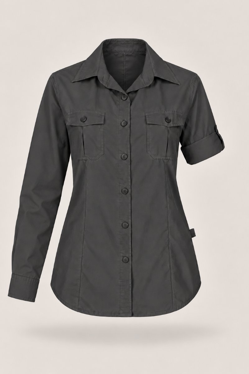 Ladies Bush Shirt:  Long-Sleeve (Tech)
