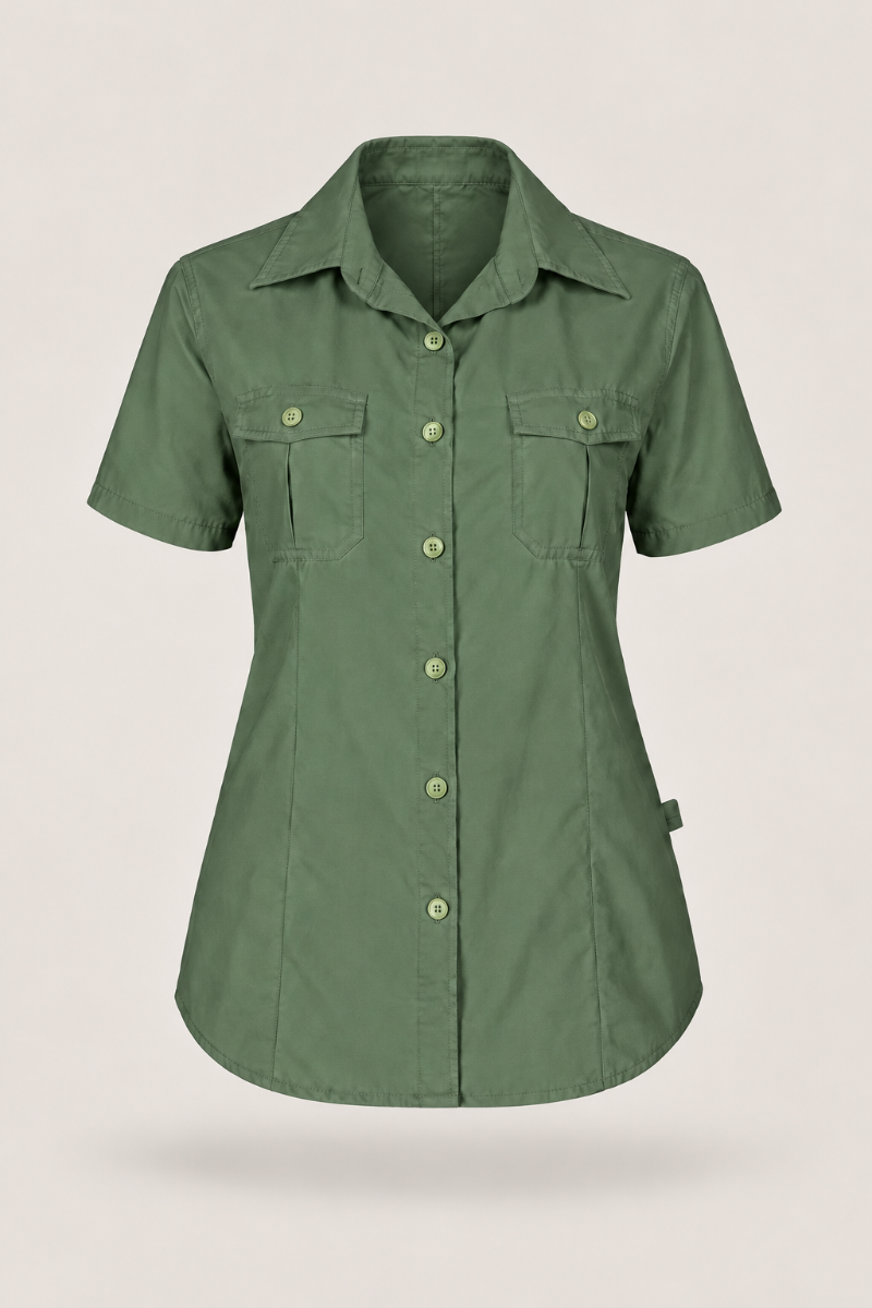 Ladies' Bush Shirt:  Short-Sleeve (Tech)