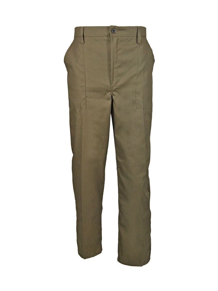 Unisex Tracker Pants: With Fly And Half Elasticated