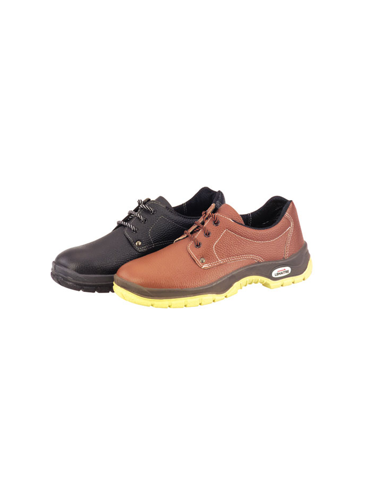 Unisex Lemaitre Maxeco Safety Shoe: Black Steel Toe
