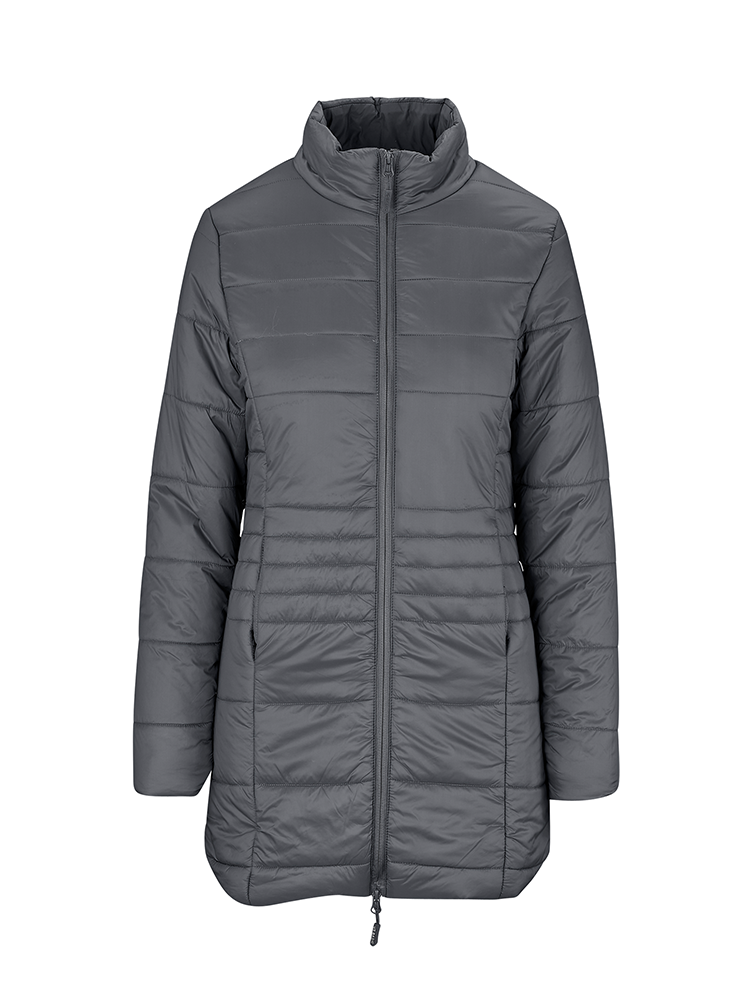 Ladies' Puffer Jacket: Extended Length