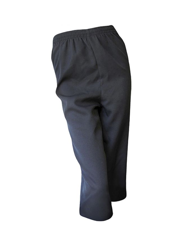 Ladies Pull-On Elasticated Waist Pants: 3/4 Length