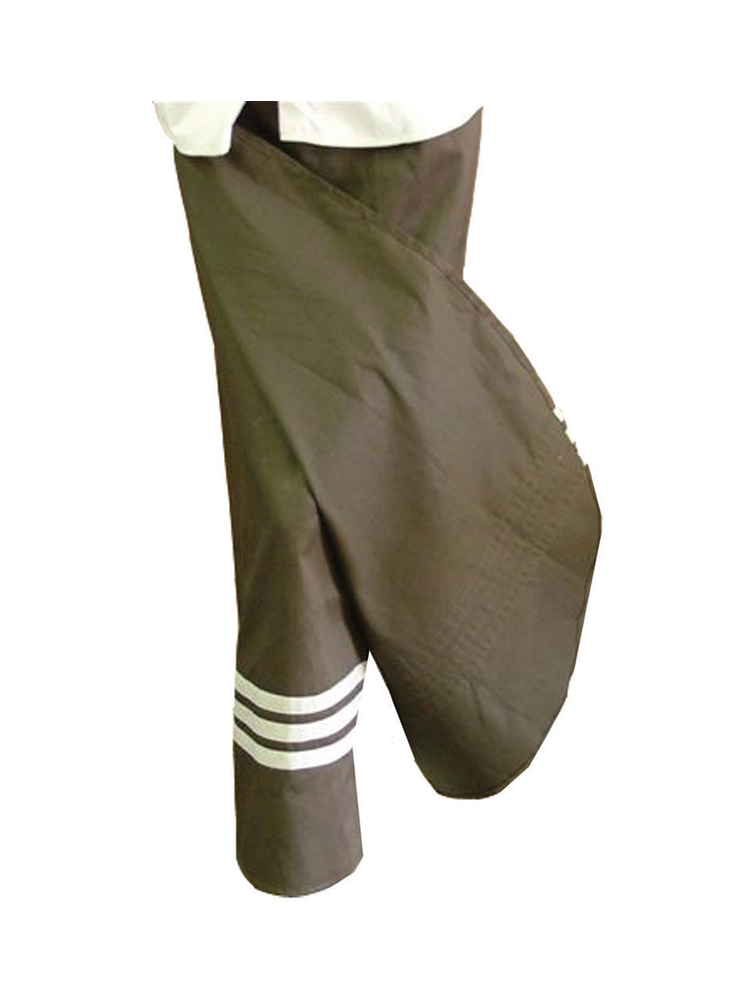 Ladies Wrap Single Panel Skirt: With Trim (96cm)
