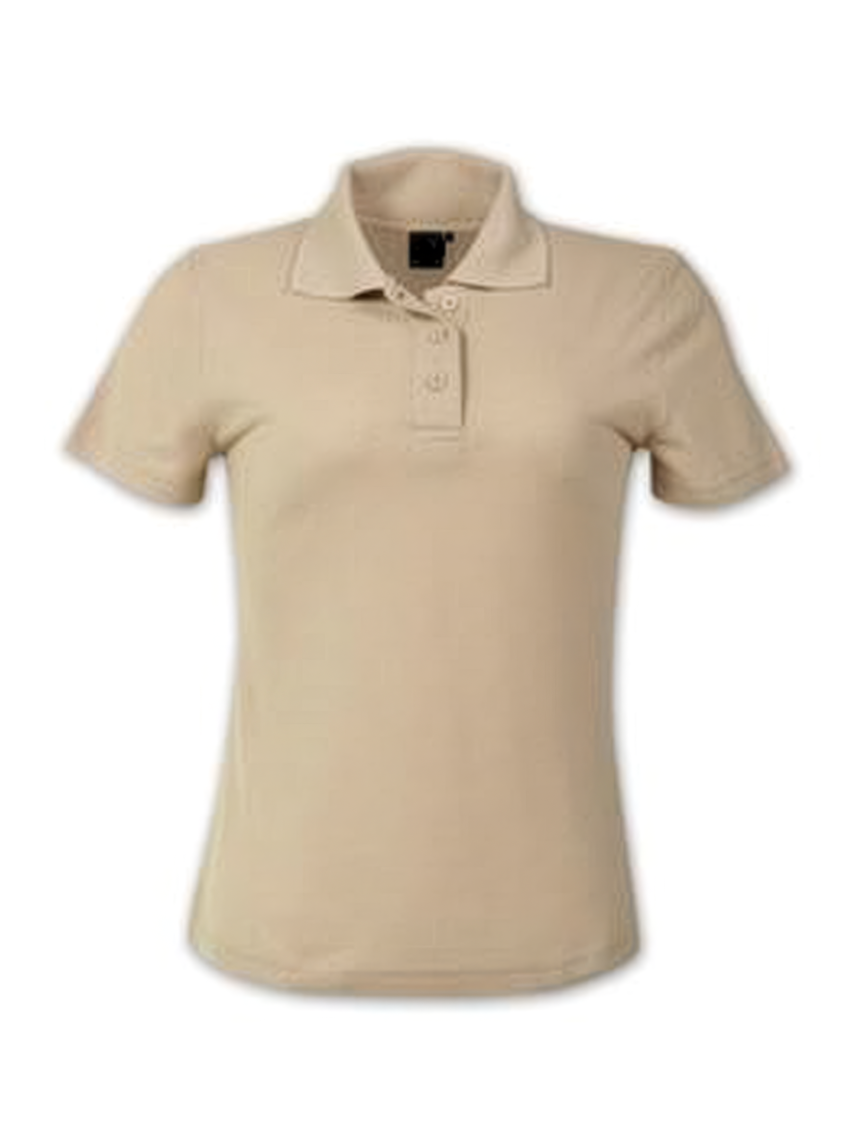 Ladies Tailored Fit 3 Button Golfer: Short Sleeve