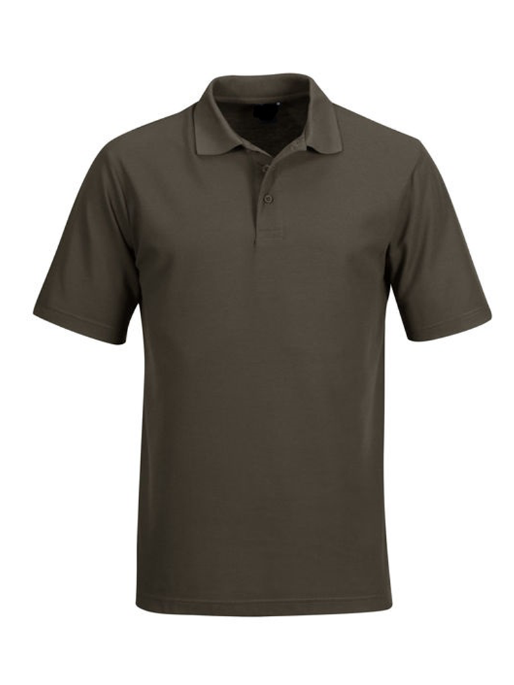 Men's Basic Knitted Collar Golfer: Short Sleeve