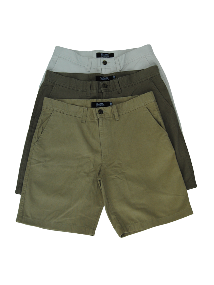 Men’s Chino Shorts: Flat Front