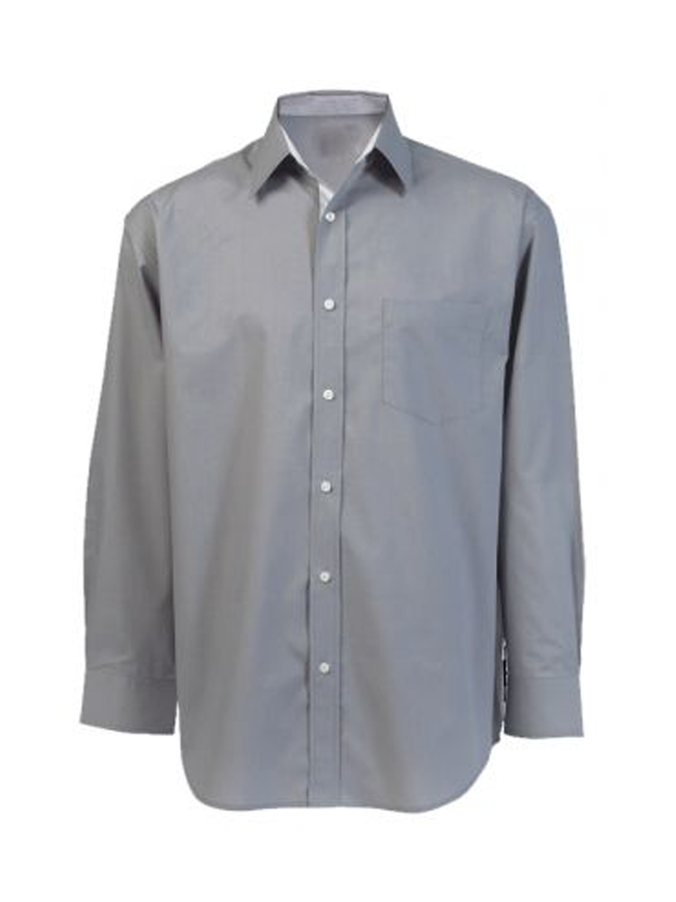 Men's Contrast Lounge Shirt: Long Sleeve