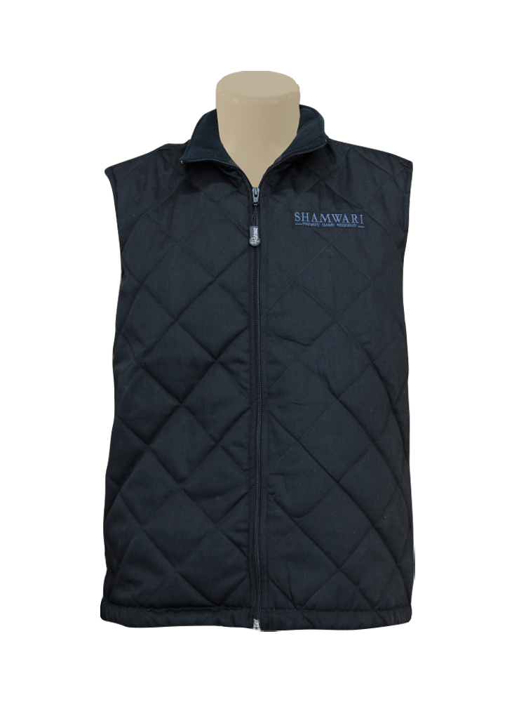 Men's Diamond Stitching Puffer Jacket: Sleeveless