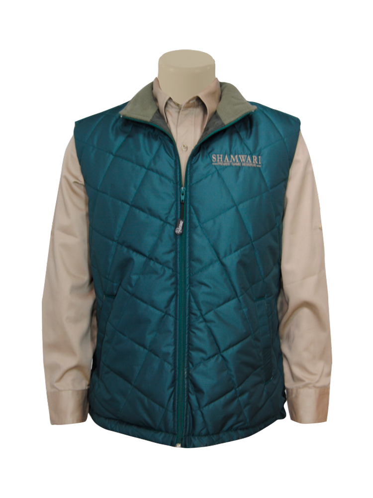 Men's Diamond Stitching Puffer Jacket: Sleeveless