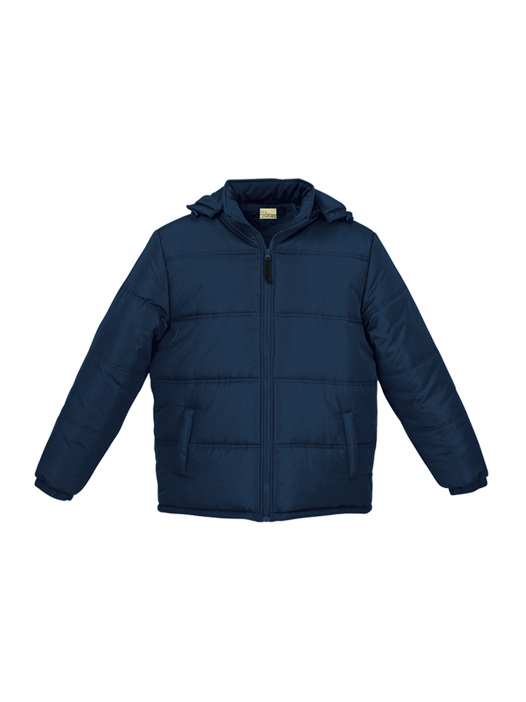 Men's Quilted Water Resistant Jacket: Long Sleeve
