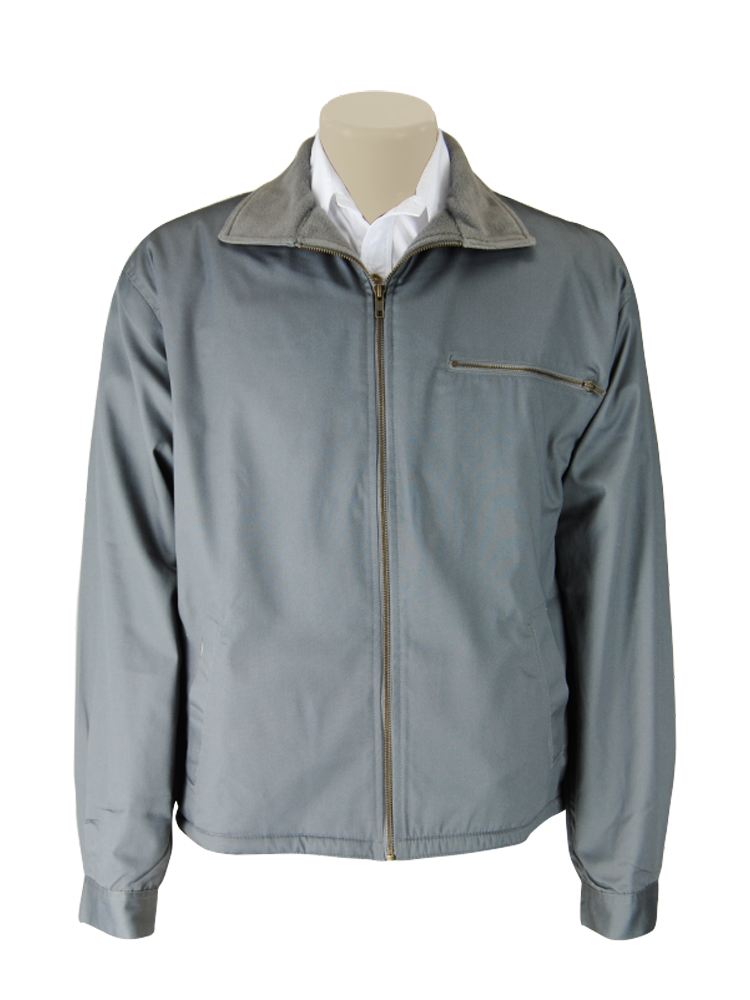 Men's Full Zip Manager Jacket: Waist Length