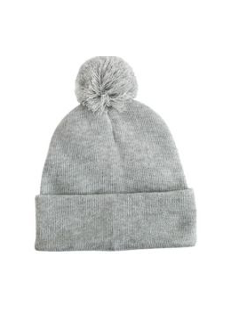 Unisex Beanie With Knitted Pom: Acrylic