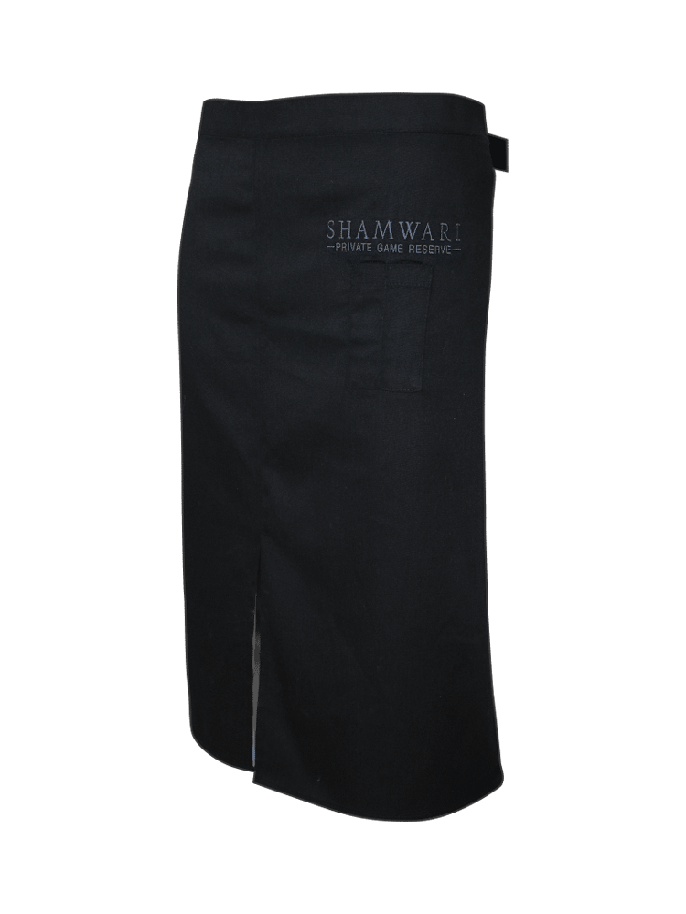Unisex Bistro Half Apron: With Side Pen Pocket