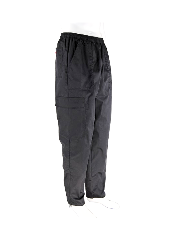 Unisex Cargo Elastic Pants: 4 Pocket Design