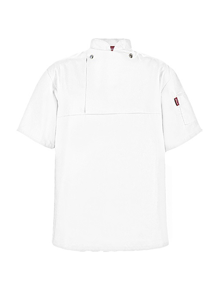 Unisex Chef Flap Shirt: Short Sleeve