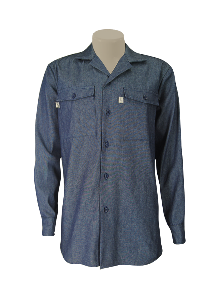 Unisex Denim Core Shirt: Long Sleeve
