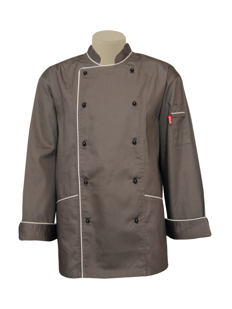 Unisex Executive Double Breasted Chef Jacket: Long Sleeve