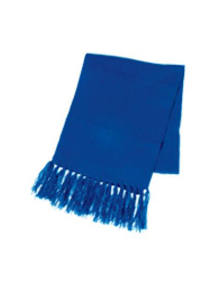 Unisex Knitted Scarf With Tassels: 150 x 20cm