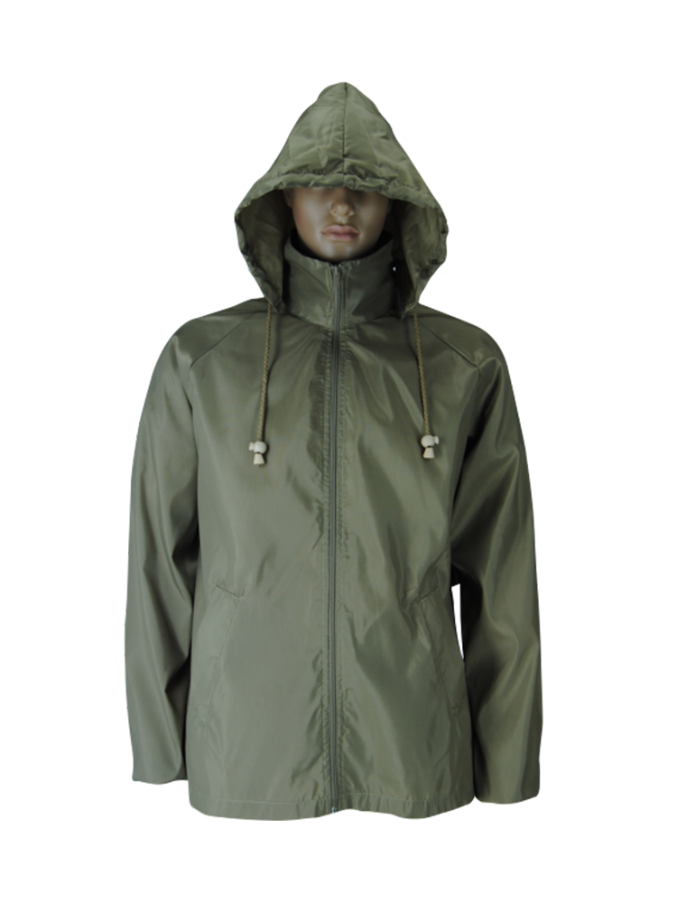 Unisex Windbreaker Hooded: Long-Sleeve