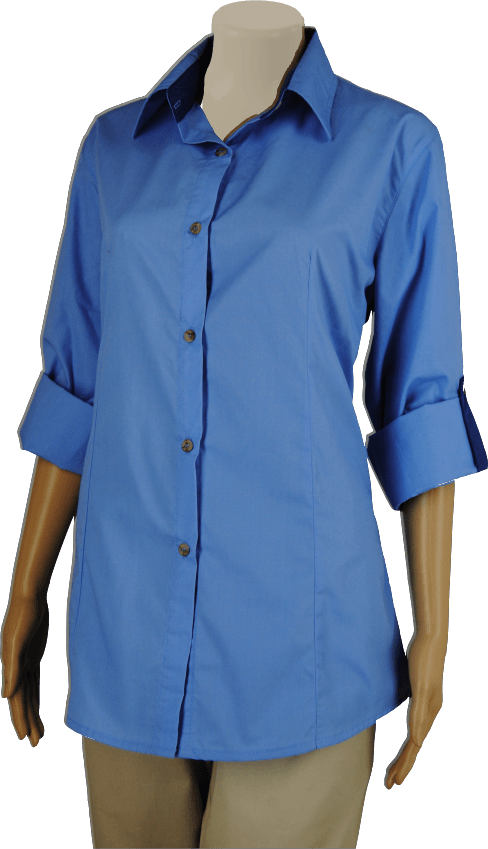 Ladies' Classic Sleeve Tabs Shirt: Long Sleeve