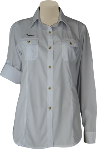 Ladies' Classic Shaped Back Vent Shirt: Long Sleeve