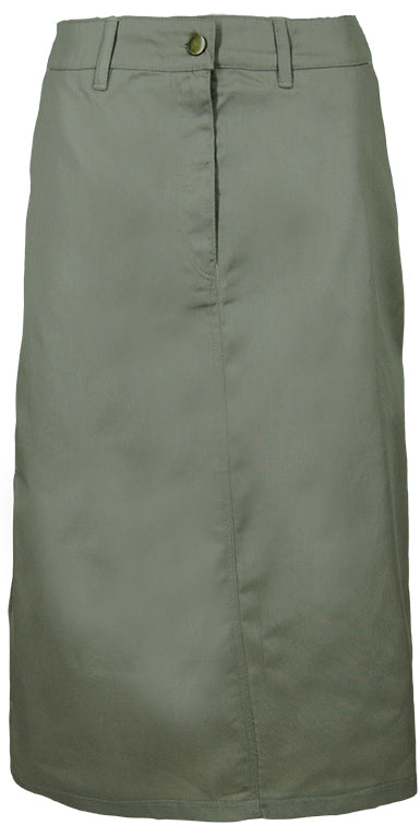 Ladies Skirt: Management Calf Length Front Zip 86cm