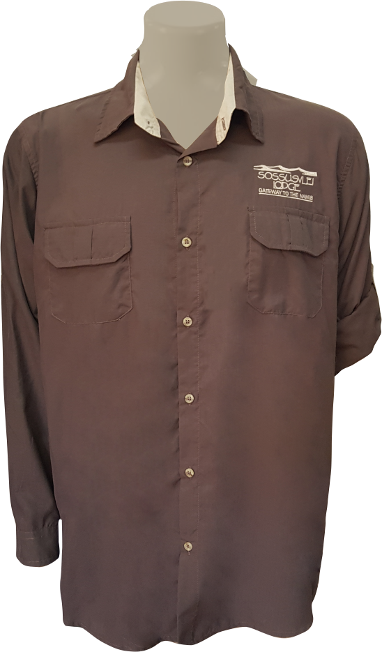 Mens Button Down Shirt: Long-Sleeve