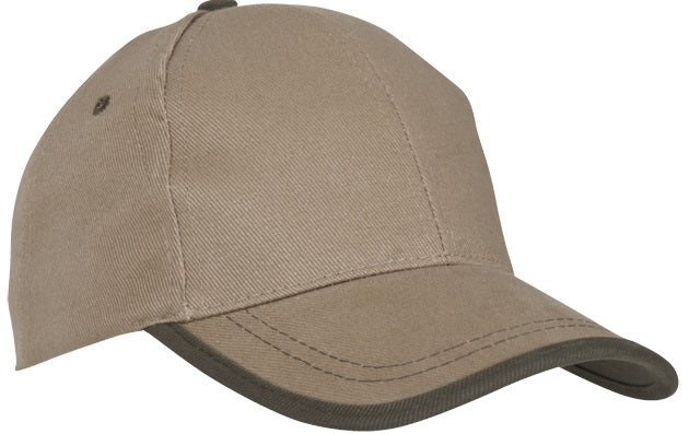 Unisex 6 Panel Cap: Pre-Curved Peak Low Profile Velcro Closure