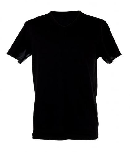 Unisex V-Neck T-Shirt In 160G Carden Cotton: Short Sleeve