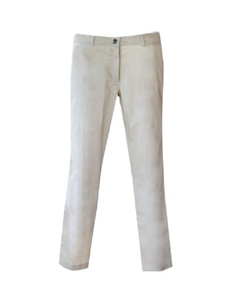 Ladies Mid Rise Chino Pants: Polycotton Twill
