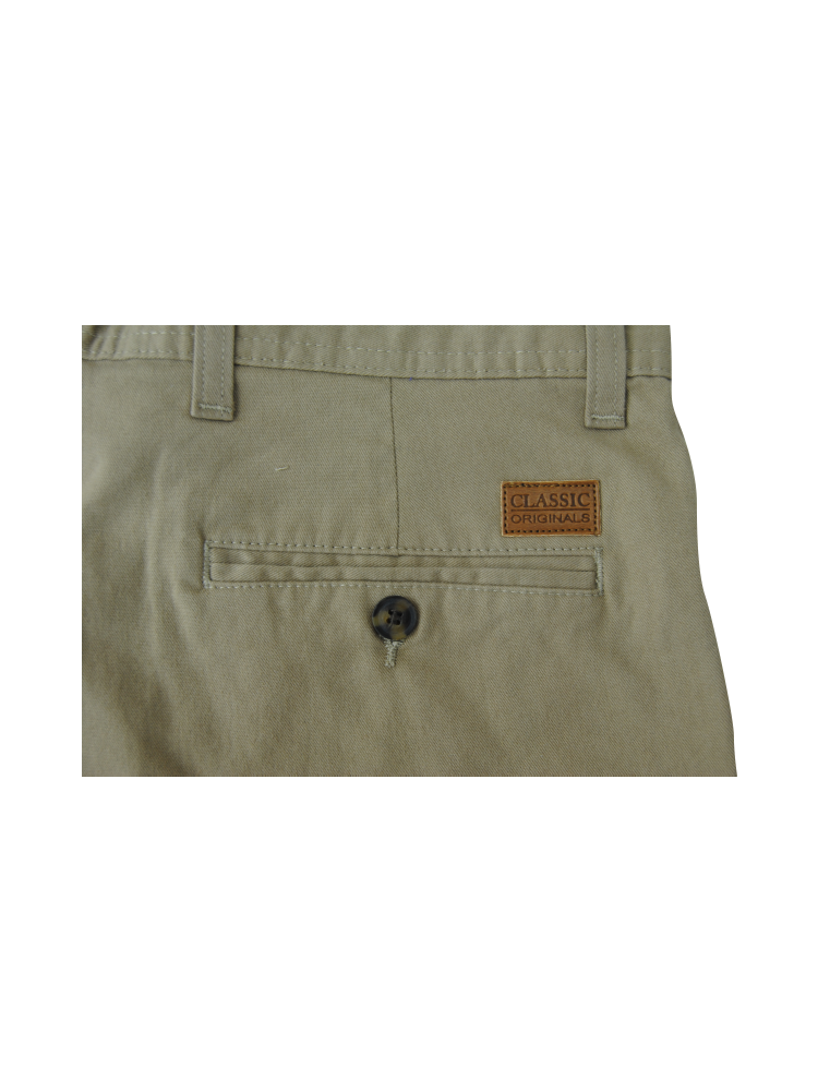 Men’s Cargo Chino Shorts: Flat Front