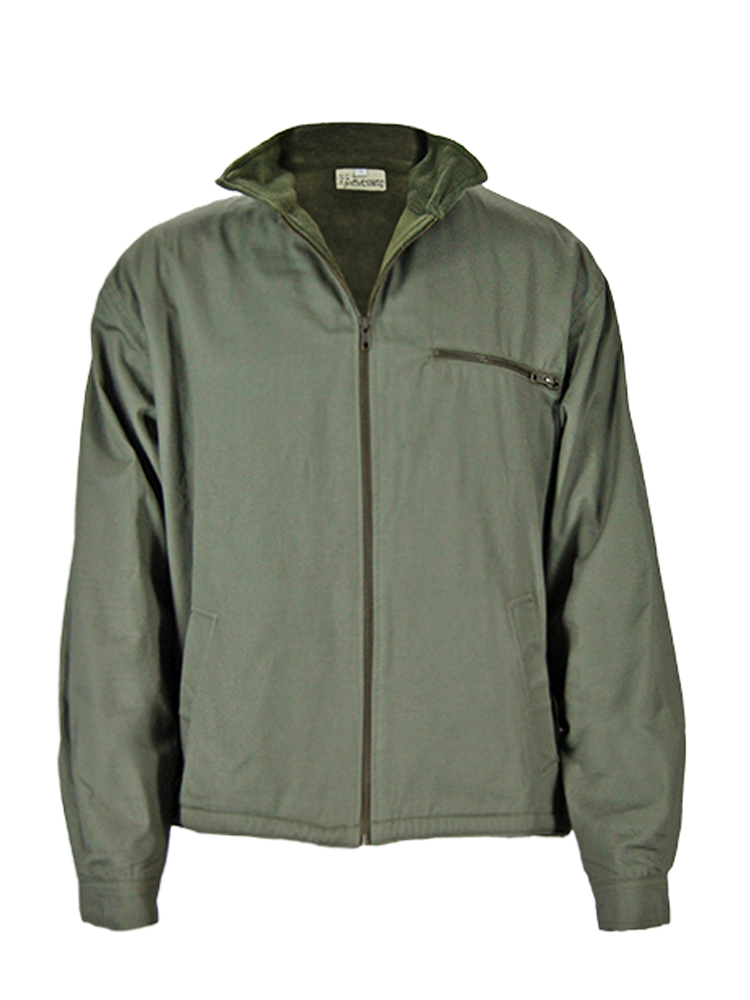 Men's Full Zip Manager Jacket: Waist Length