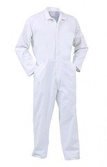 Unisex Boiler Suit Overall: White