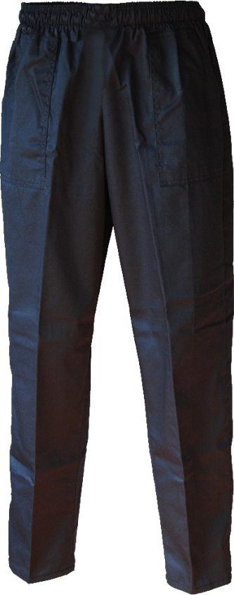 Unisex Elastic Pants: Drawcord Waist With Pocket Detail